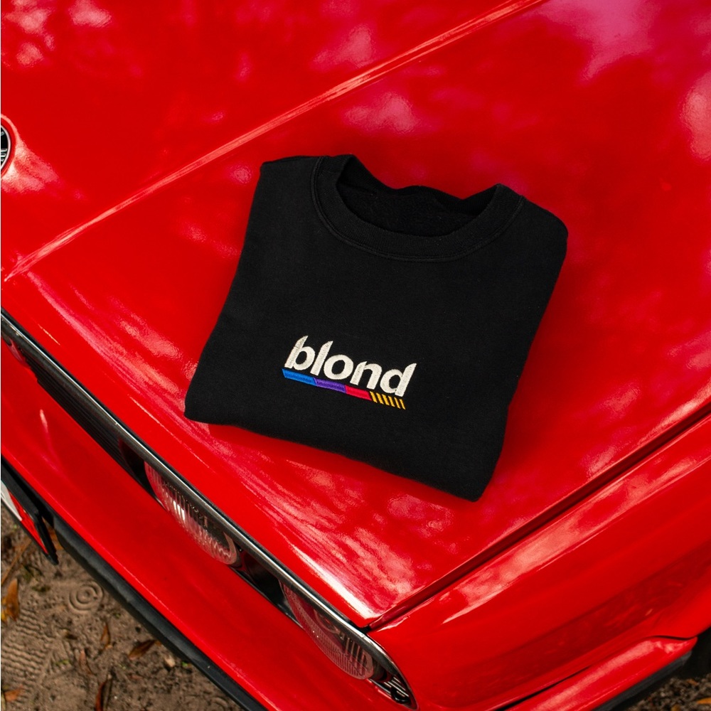 Frank Ocean Blond Embroidered crewneck sweater
